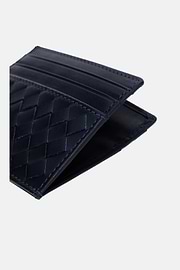Kreditkarten-Börse Aus Leder, Navy blau, hi-res