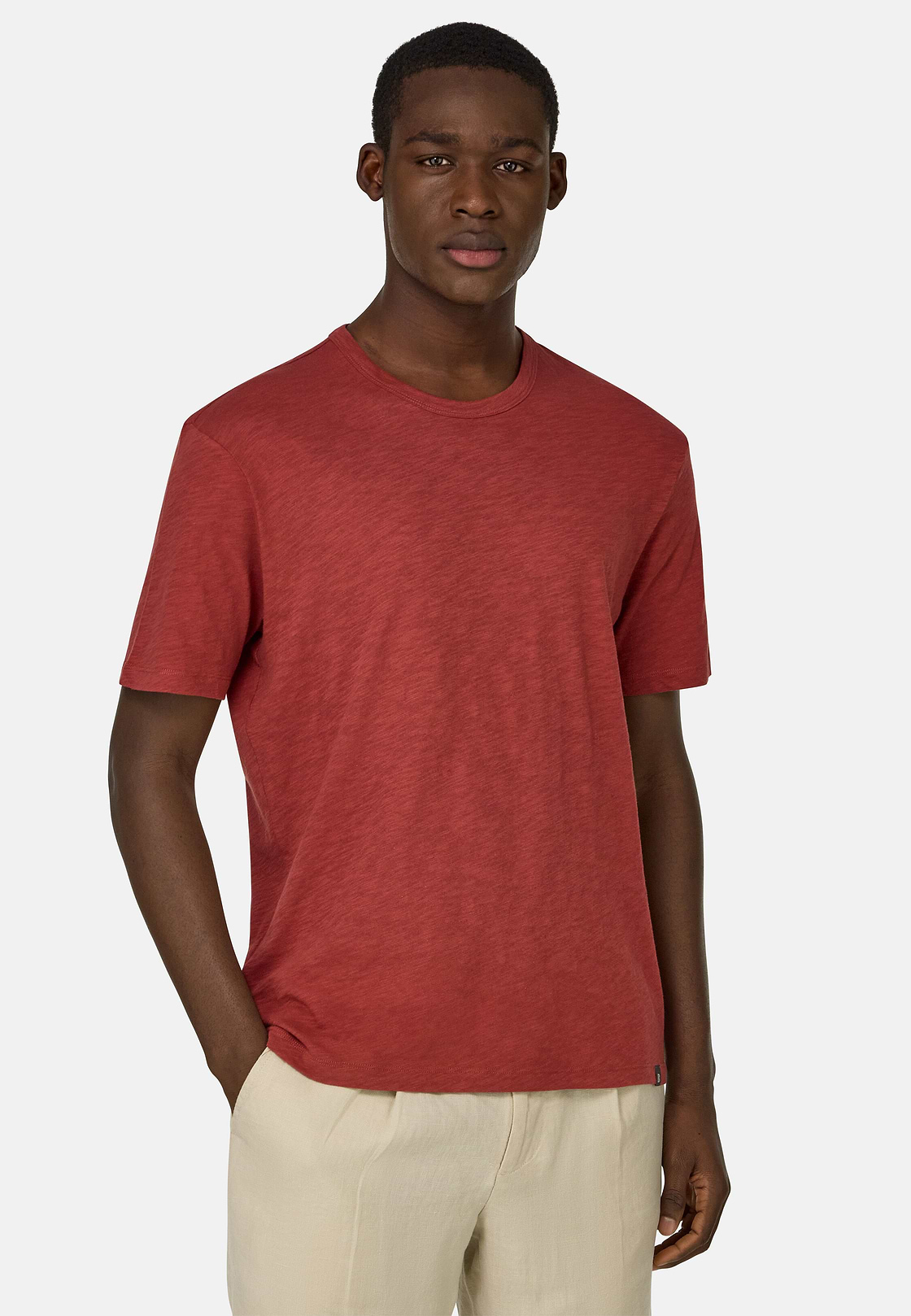 Cotton Jersey T-Shirts, Rot, hi-res