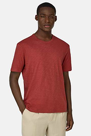 Cotton Jersey T-Shirts, Rot, hi-res
