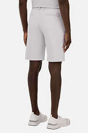 B Tech Stretch Nylon Bermuda Shorts, Ice, hi-res