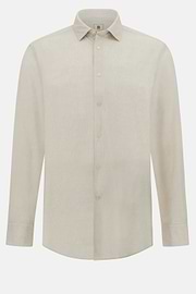 Slim Fit Stretch Nylon Shirt, Beige, hi-res