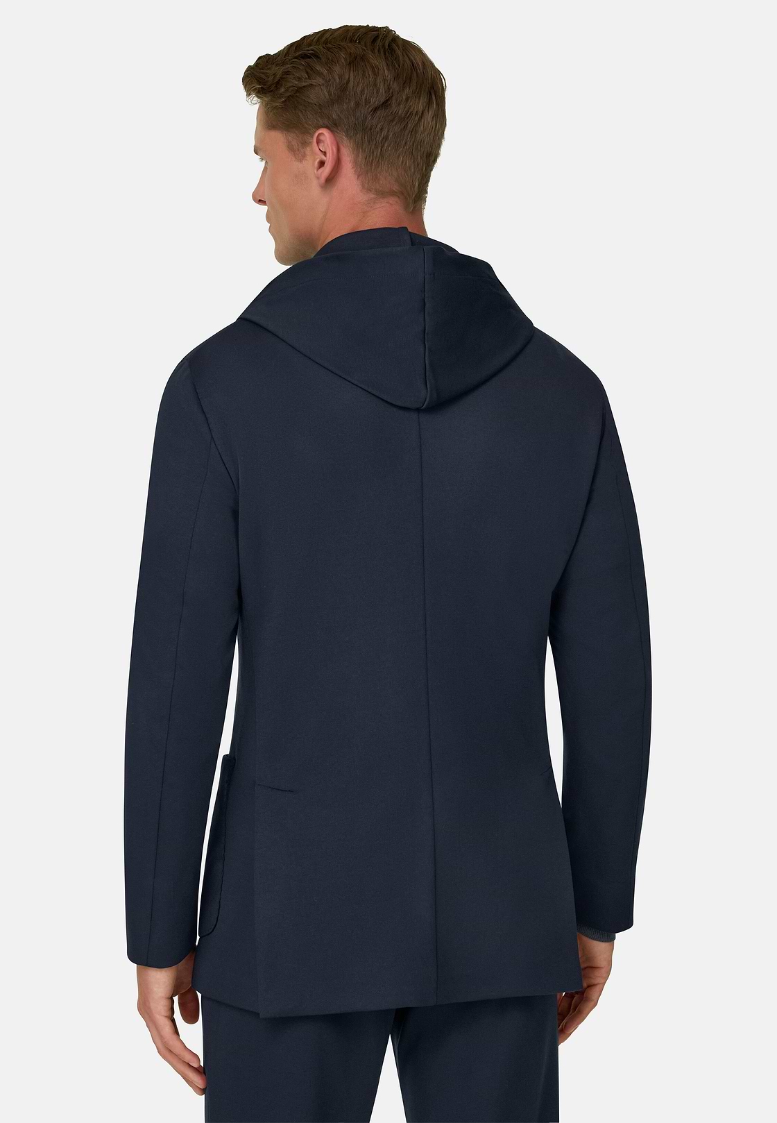 Sweatshirt Blazer Madison in Cotton Blend B Jersey, Navy blue, hi-res, 4