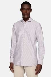 Polo Camicia In Jersey Di Cotone Regular Fit, Beige, hi-res