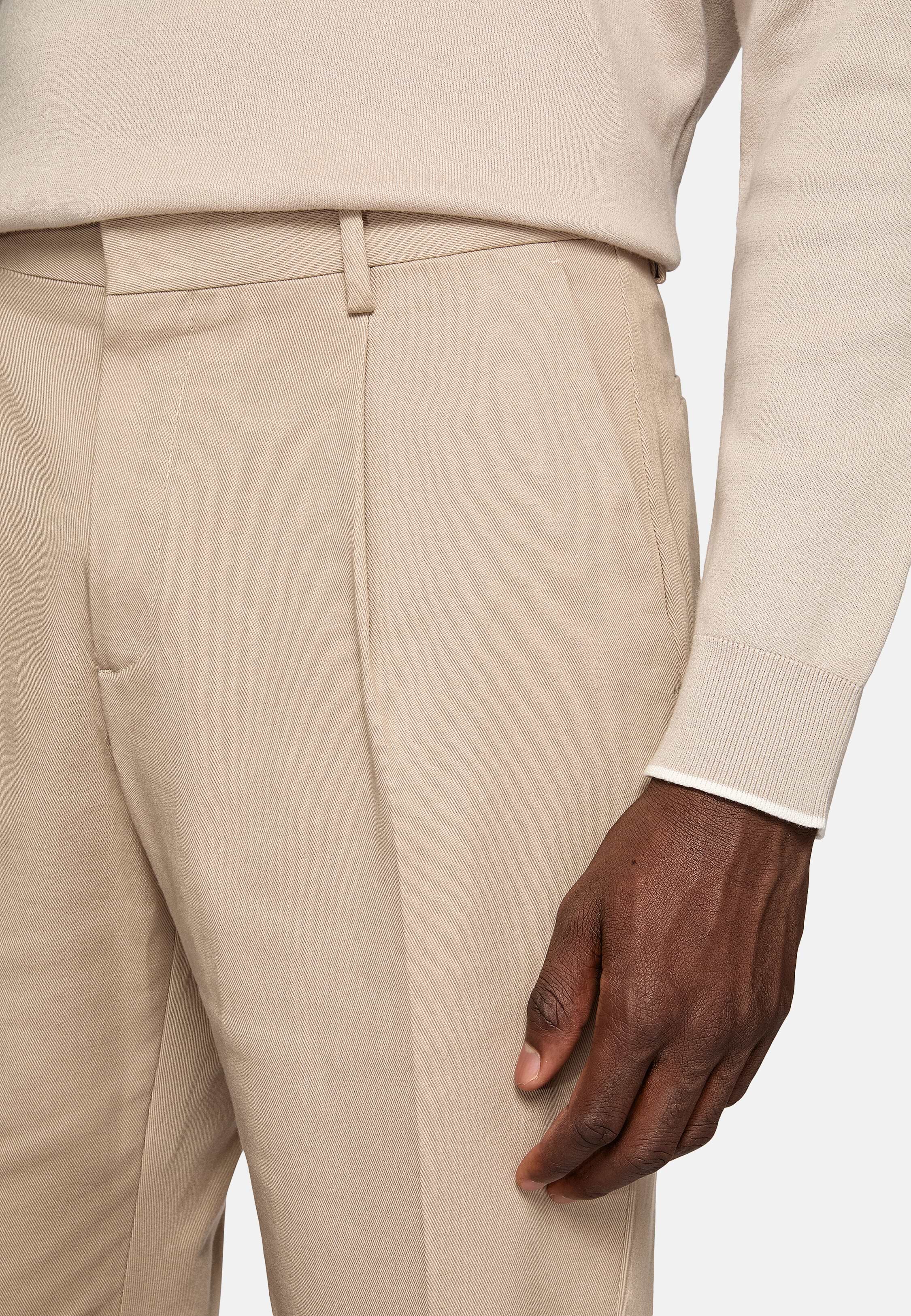 Men's Stretch Cotton Gabardine Trousers | Boggi Milano Men's Stretch Cotton Gabardine Trousers | Boggi Milano