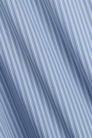 Shirt Striped Poplin Regular Fit, Blue, thumb, 5
