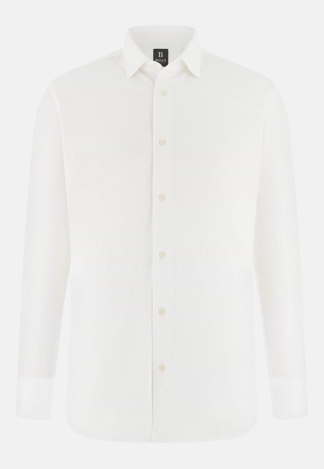Regular Fit Cotton Jersey Polo Shirt, White, hi-res, 6