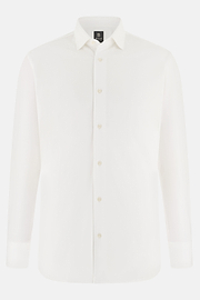 Regular Fit Cotton Jersey Polo Shirt, White, thumb, 6