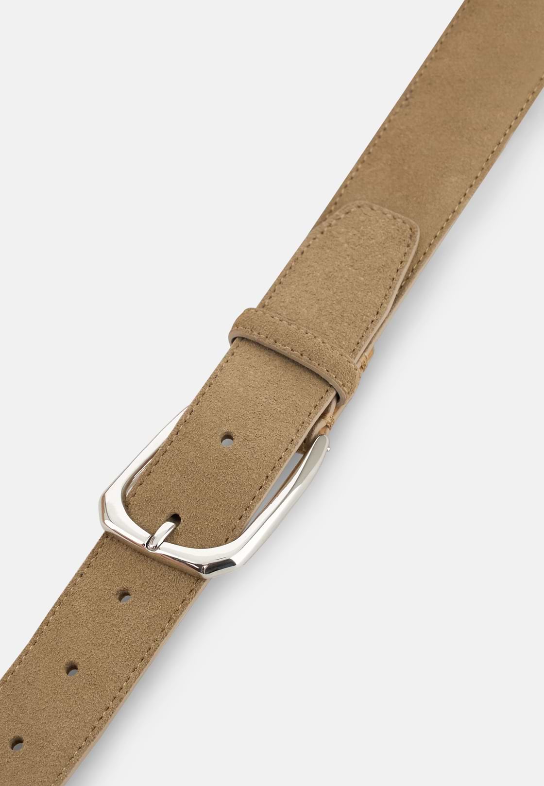 Suede Leather Belt, CAML, hi-res, 3