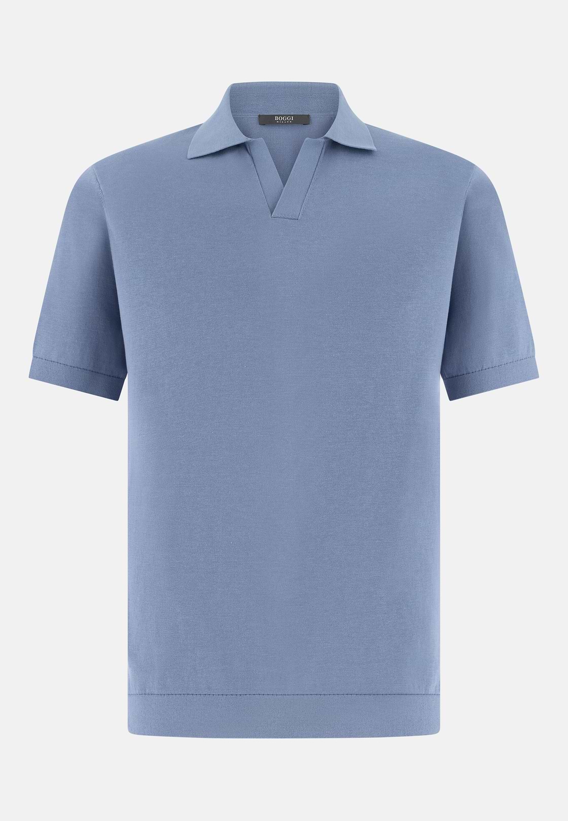 Polo En Coton, Bleu clair, hi-res, 5