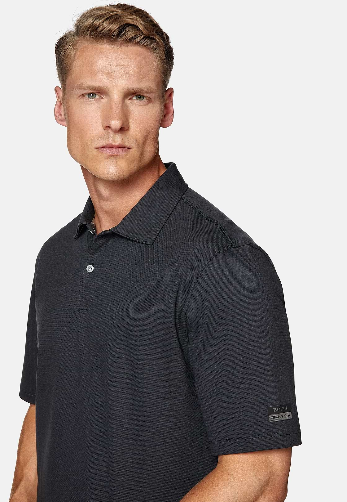 Hochwertiges Piqué-Poloshirt, Holzkohle, hi-res