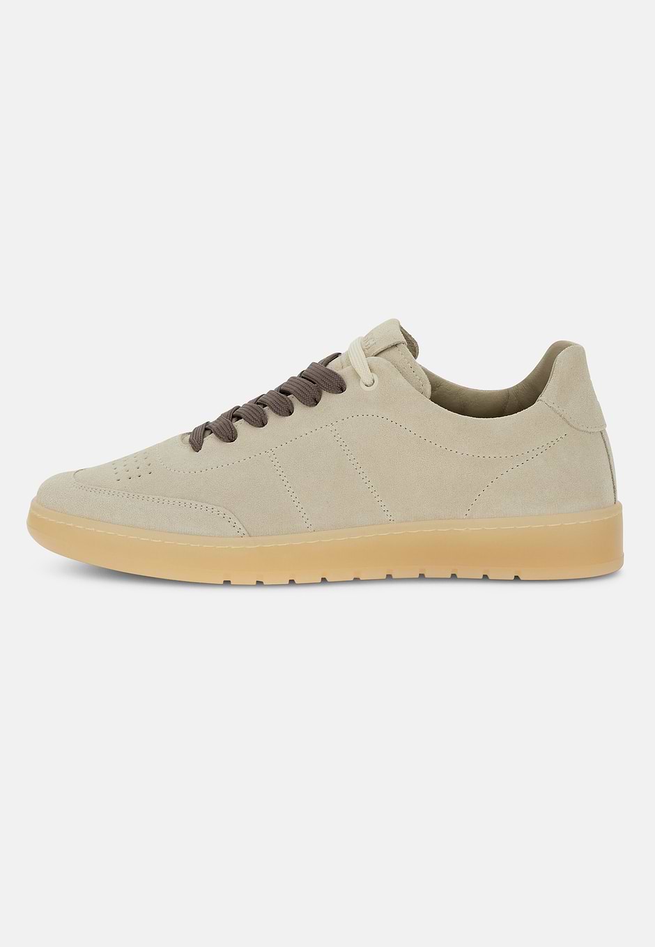 Suede Trainers, Sand, hi-res