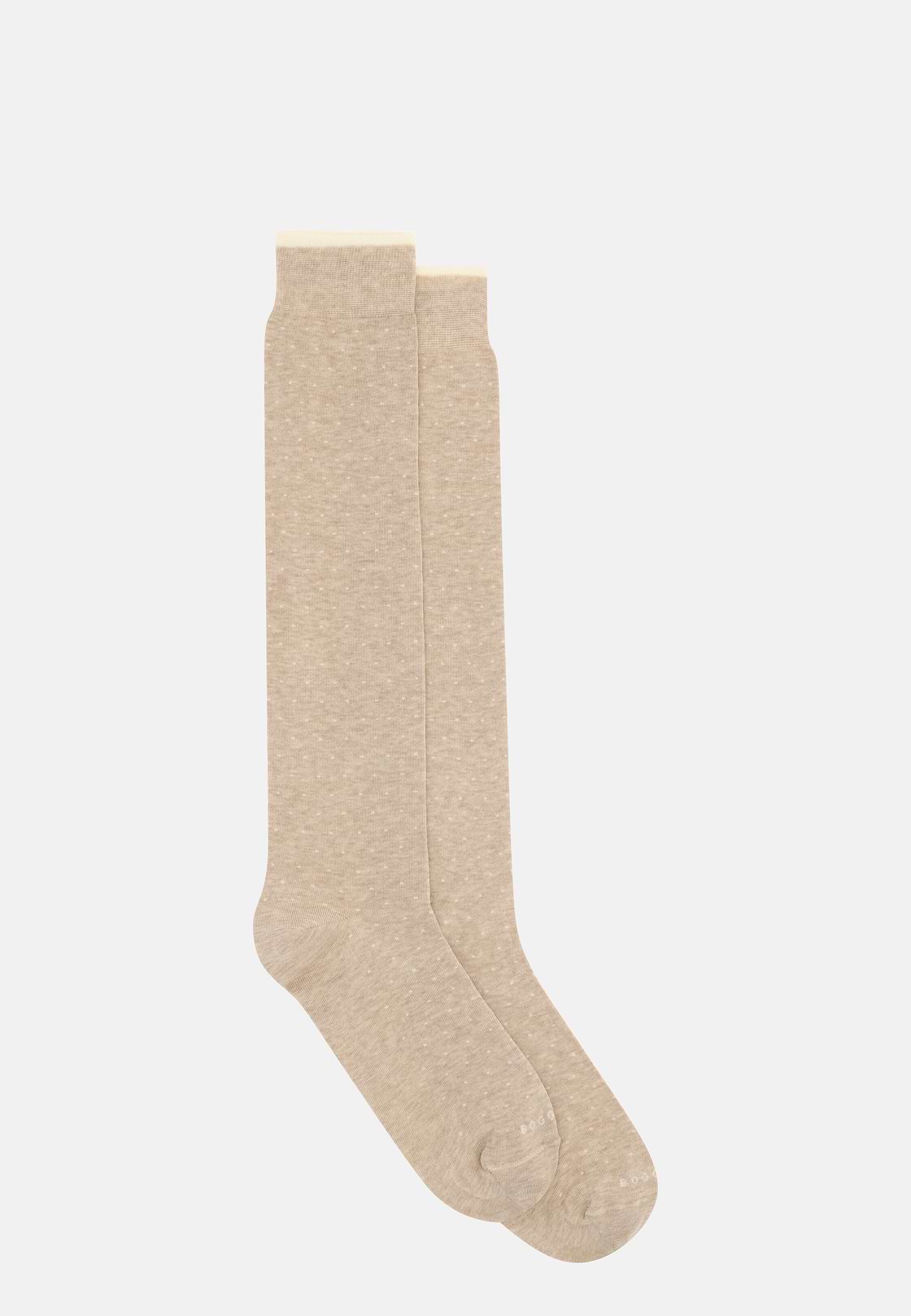 Socken mit Mikropunktemuster, Creme, hi-res, 2