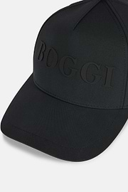 Gorra Con Visera De Tejido Técnico, Negro, hi-res