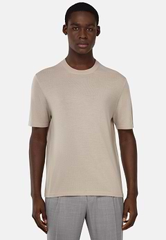 Knitted Merino Wool T-Shirt