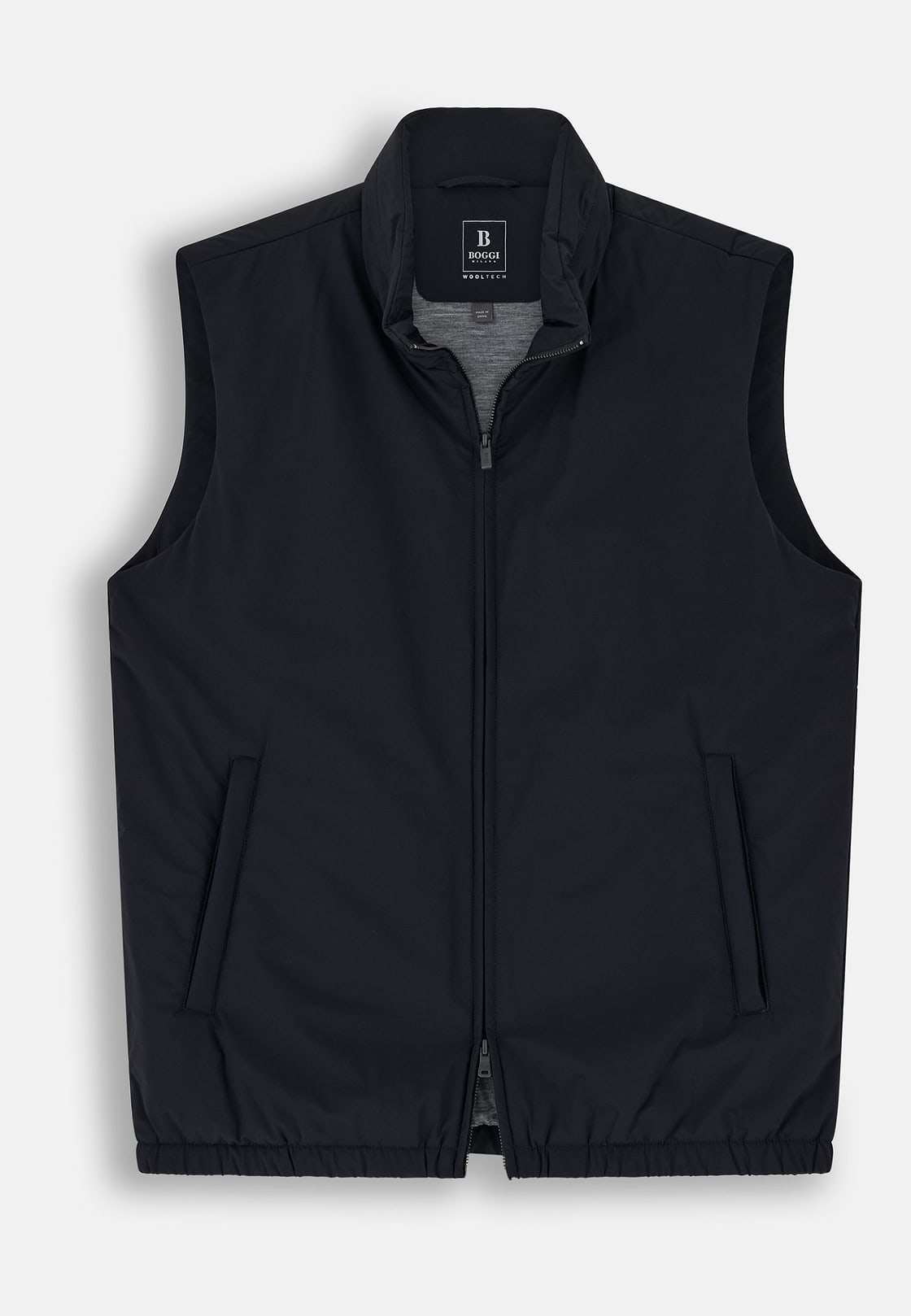 Gilet in Technical Fabric, Navy blue, hi-res, 6