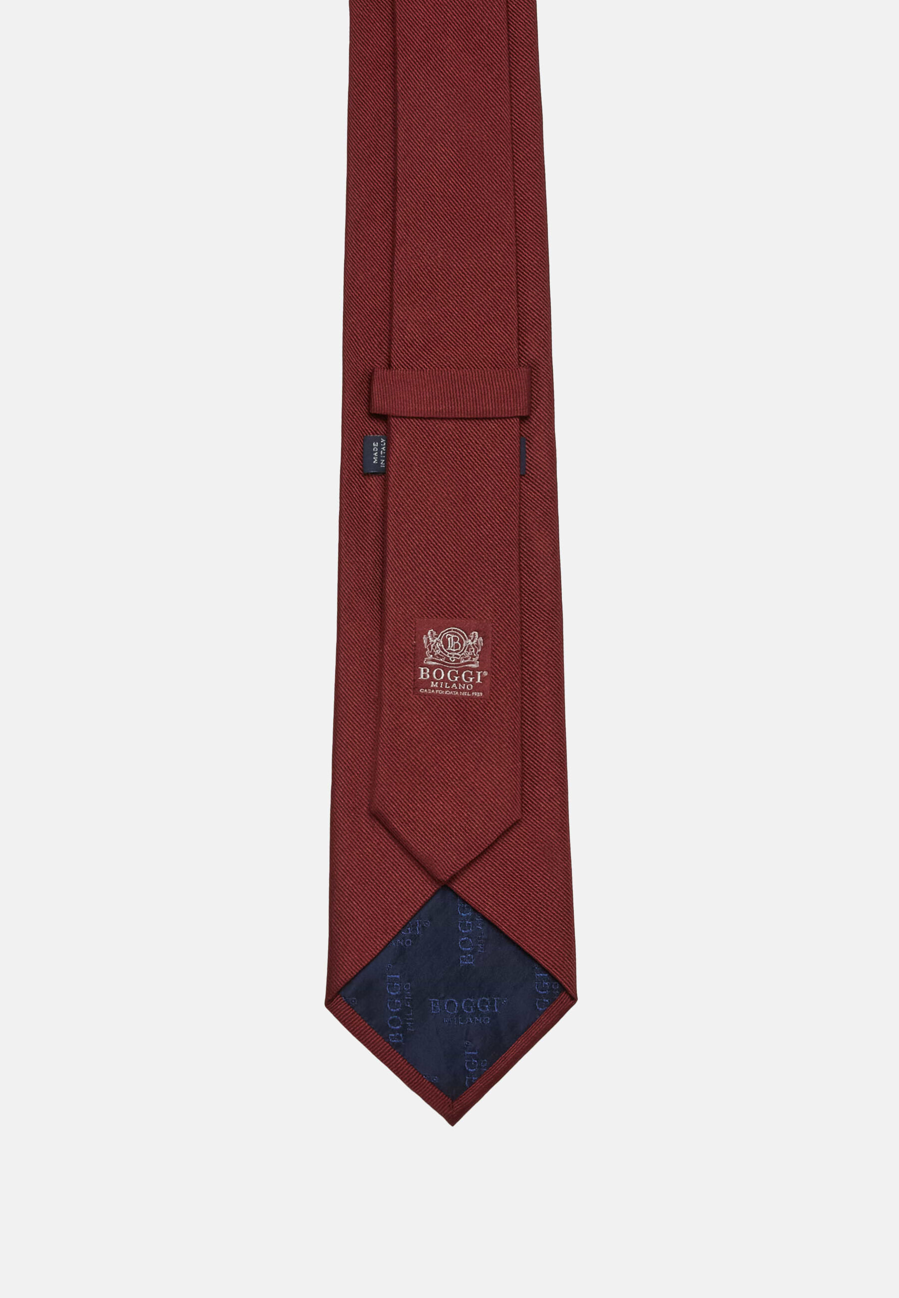 BOGGI MILANO ネクタイ Men's Silk Tie, Burgundy | Boggi Milano