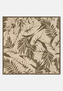 Leaf Print Cotton Bandana