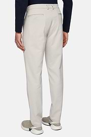 B Tech Trousers in Stretch Technical Fabric, Sand, hi-res