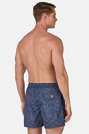 Maillot De Bain Imprimé Motif Fantaisie, bleu marine, hi-res