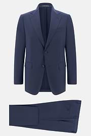 Wool and Mohair Suit, Blue, thumb, 6