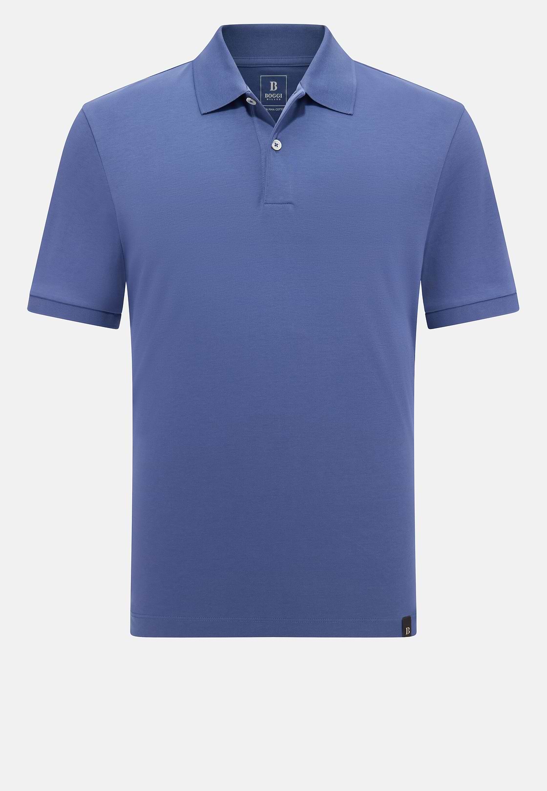 Jersey Polo Shirt, Indigo, hi-res