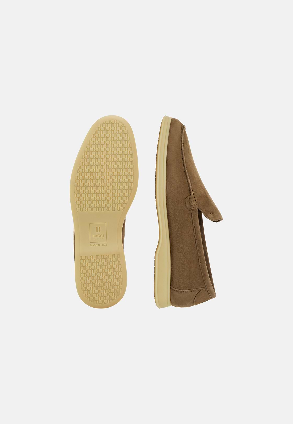 Mocassins Aria En Daim, Taupe, hi-res