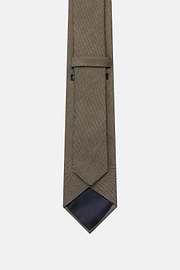 Wool Blend Tie, Taupe, hi-res