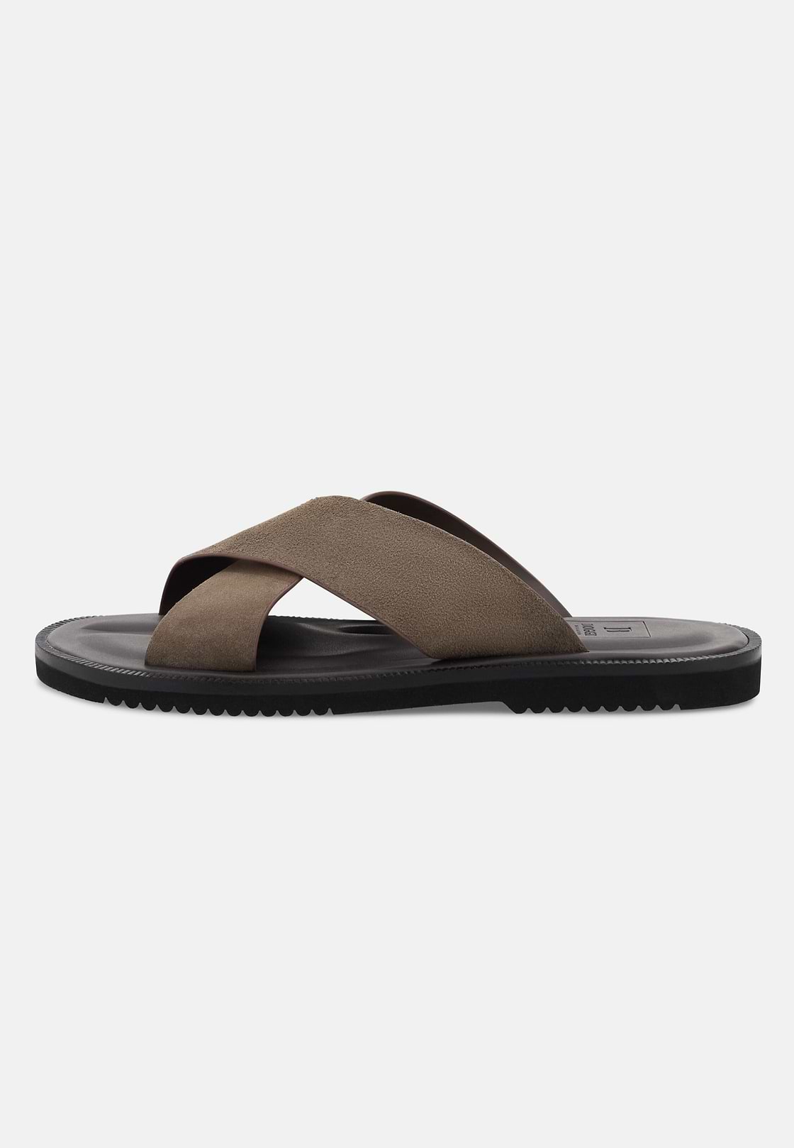 Slipper Aus Wildleder, Taupe, hi-res, 1
