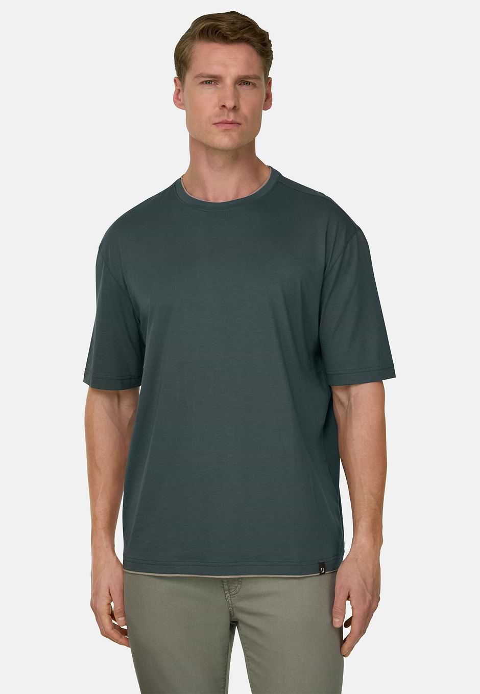 Pima Cotton T-Shirt, Green, hi-res