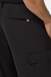 Pantalon En Pure Laine Travel, Noir, hi-res