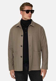 TRADE Shacket in Cashmere