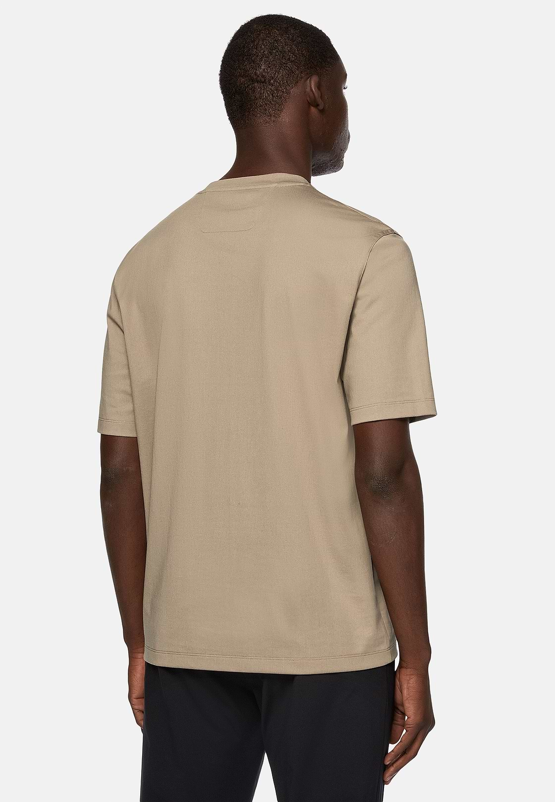 T-shirt van high-performance jersey, Beige, hi-res