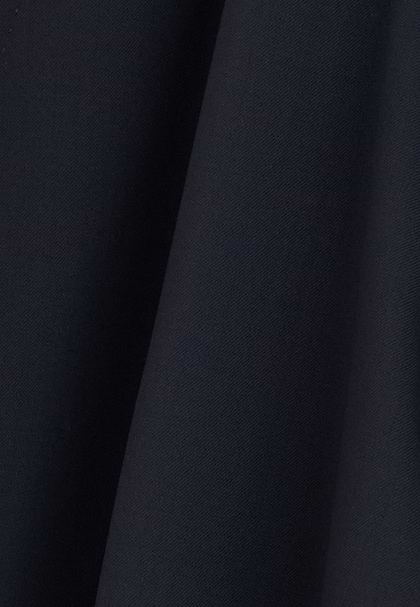 Trousers in Stretch Knitted Wool, Navy blue, hi-res