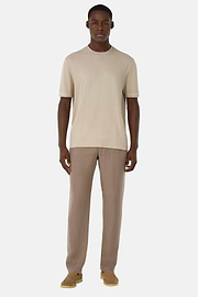 City Linen Trousers, Taupe, hi-res