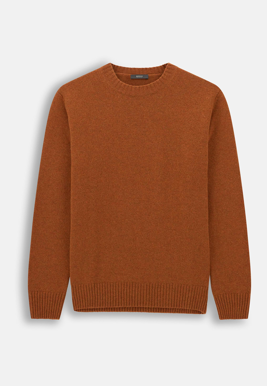 Crew Neck Jumper in Wool Blend, Rot, hi-res, 5