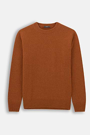 Crew Neck Jumper in Wool Blend, Rot, thumb, 5