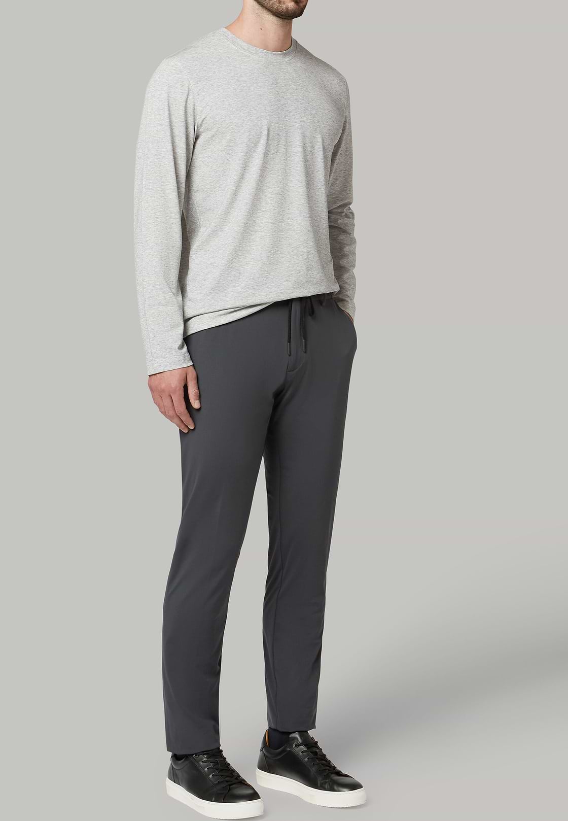 Technical jersey coulisse trousers regular, , hi-res, 2