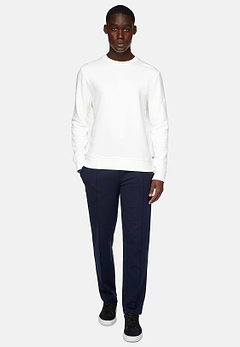 Cotton Mixed Crew Neck Sweater