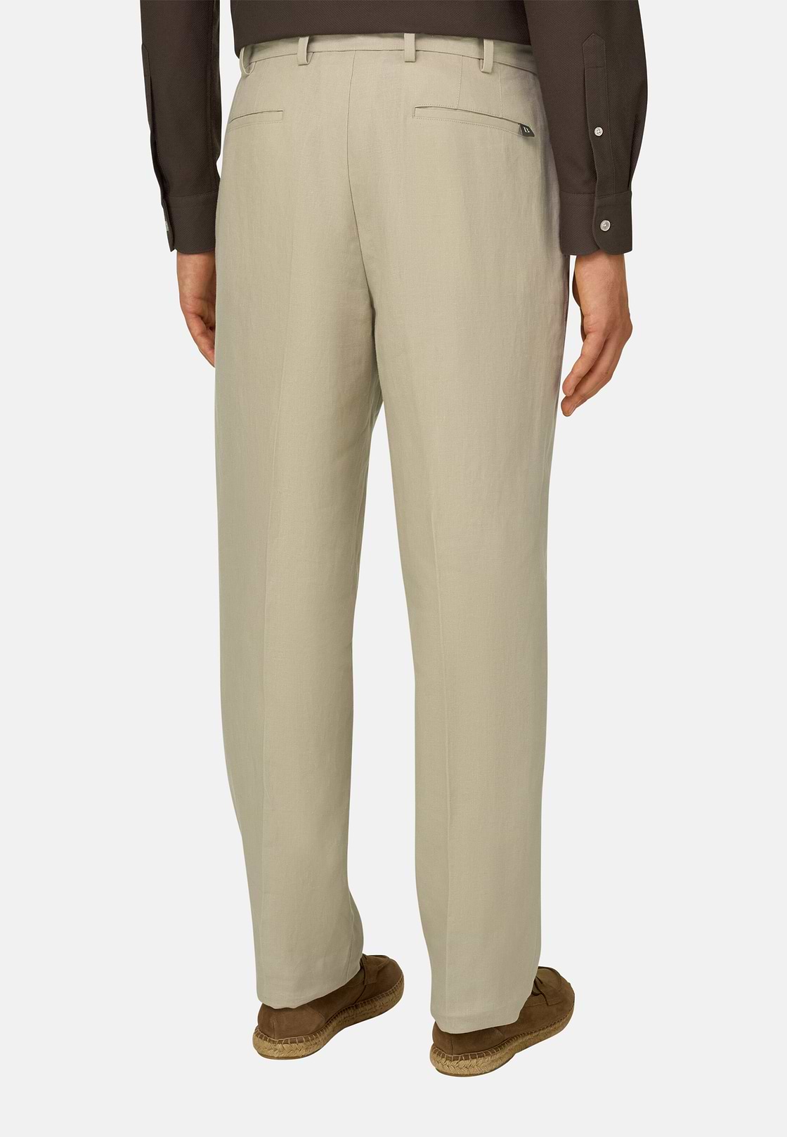 Linen Trousers, Sand, hi-res, 3