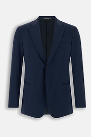 Navy Nylon Stretch B Tech Suit, , thumb, 2