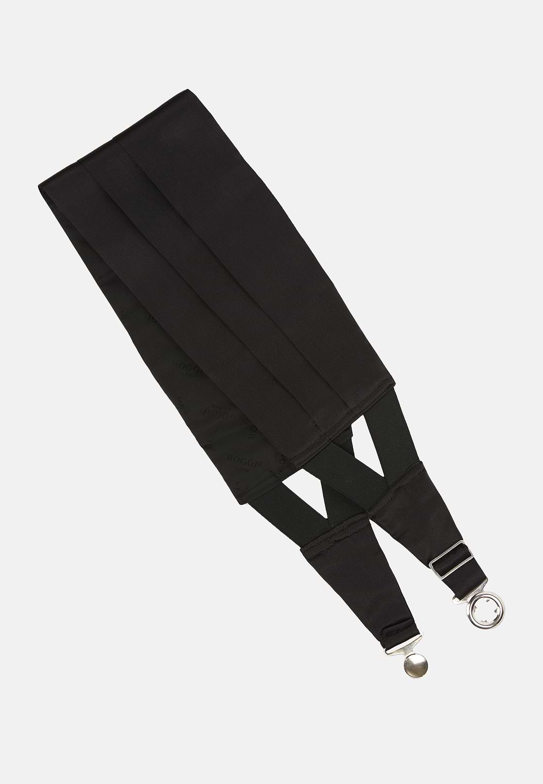 Silk Cummerbund, Black, hi-res