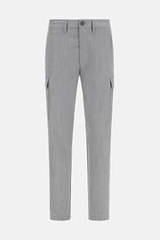 Technical Wool Trousers, Light grey, hi-res