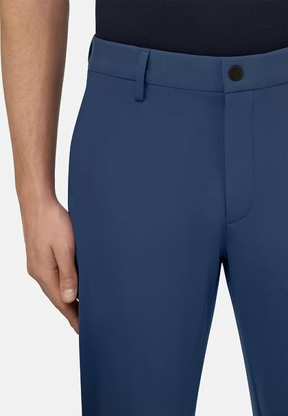 B-Tech Stretch Nylon Trousers, Air-blue, hi-res