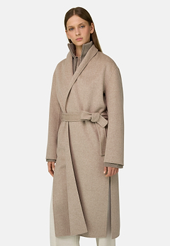 Coat in Wool Cashmere Single-Breasted