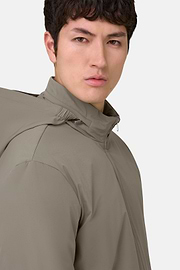 Technical Fabric Bomber Jacket, Brown, thumb, 4