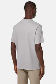 Cotton Jersey T-Shirts with Breast Pockets, Ice, hi-res