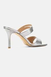 Laminated Leather Mules, DKSL, thumb, 5