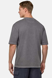 Cotton Jersey T-Shirt, Charcoal, hi-res