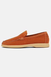Mocassins Aria En Daim, Rojo, hi-res