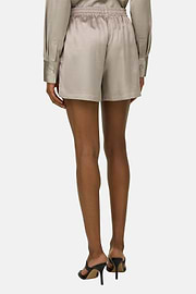 Bermudas Aus Satin, Sand, thumb, 4